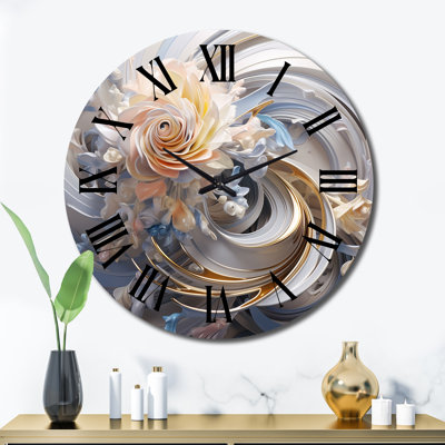 Horloge murale Cosmic Fractal