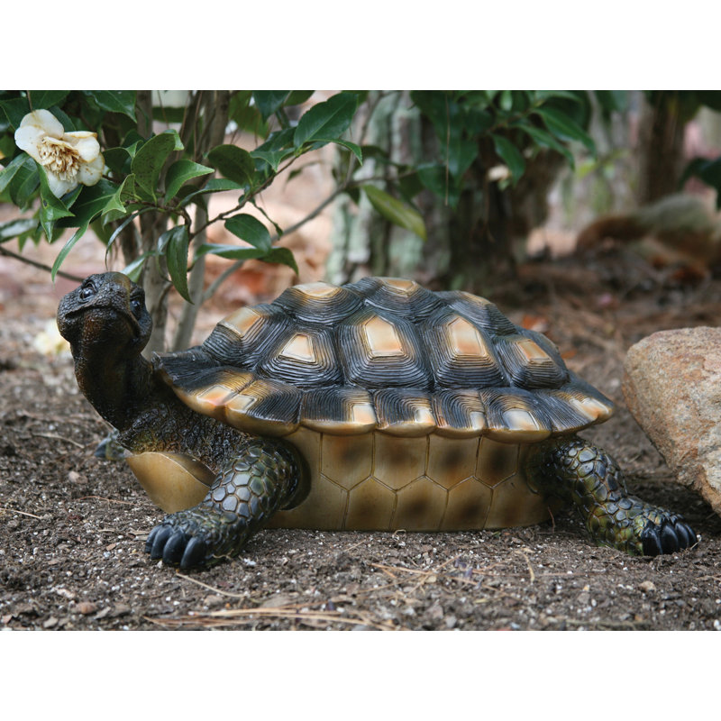 Chelsy Tortoise Plastic Garden Statue, Large