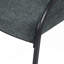 Chaises de salle à manger rembourrées avec pieds en métal (ensemble de 2), vert foncé et noir