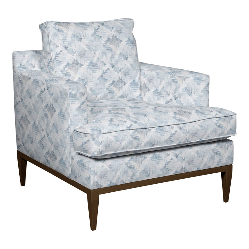 Camilla 34.5" Chair, Tuck Linen, Havana