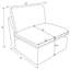 Fauteuil modulaire Collins brun chocolat-675354593