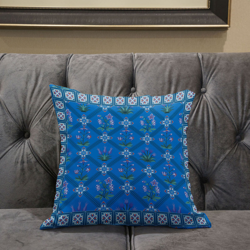 Polyester Throw Square Pillow Cover & Insert, 16" x 16" 