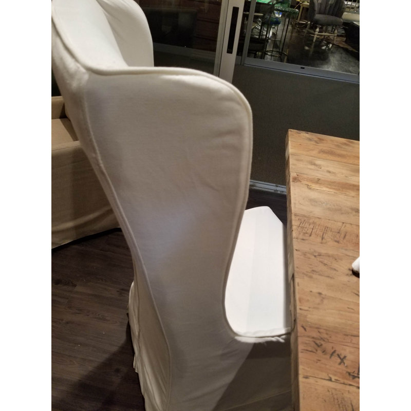 Chaise à oreilles Sloan, Blanc blanchi au soleil