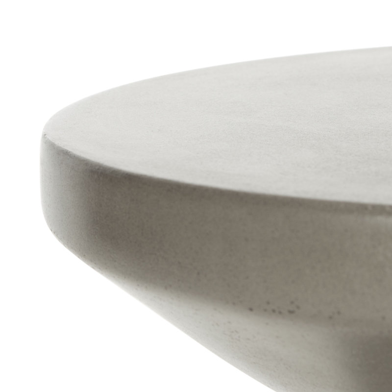 Dali Outdoor Round Side Table, Gray
