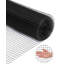 Rouleau de treillis métallique en acier galvanisé et enduit de vinyle de calibre 15 de 48 po x 100 pi Black Hardware-104201420