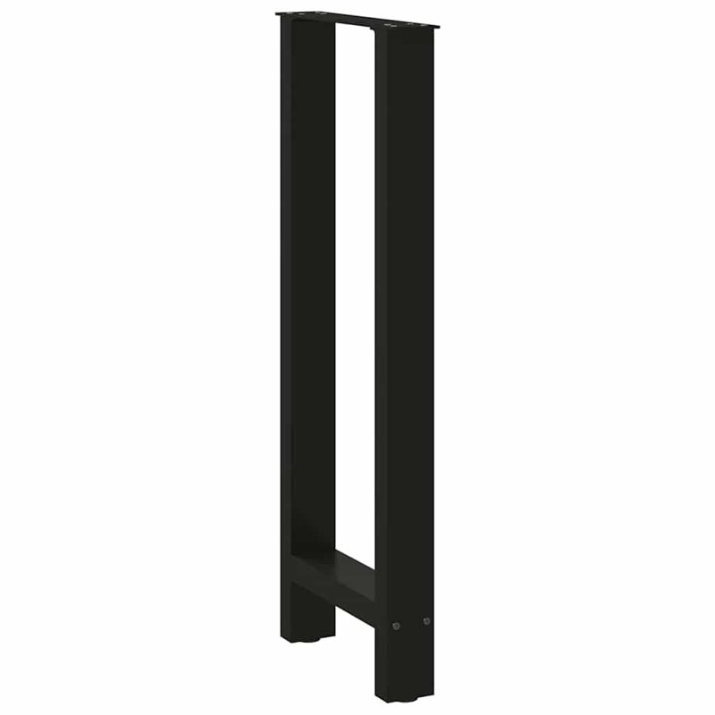 Seaira Coffee Table Legs Steel, 101cm H x 50cm W x 50cm D, Black