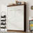 Queen Size Murphy Wall Bed With LED Lights, No Box Spring Needed, For Home Office-801577386