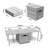 Folding Table Large Capacity Storage Container Portable Function Parking Warning Sign for Camping