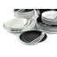 Caraballo 24pc Milan Black & White Dinner Set