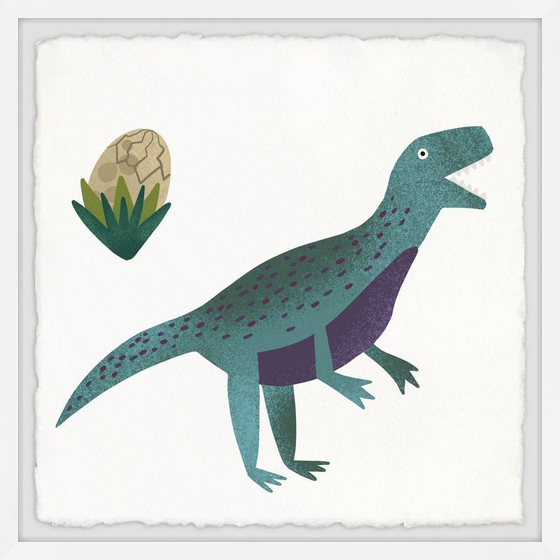 «Eisenbarth Dinosaur World», ensemble de 3 œuvres d'art encadrées, H 18 po x l 18 po x P 1,5 po