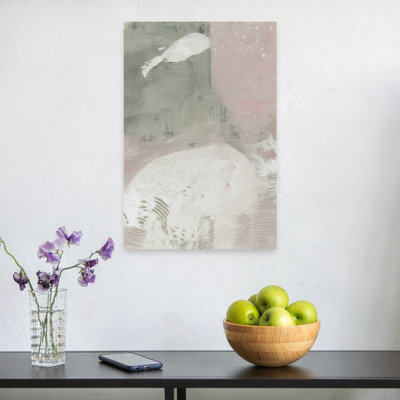 «Gentle balance IV», art abstrait contemporain minimaliste, paysage, nature