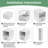 Shoe Organizer Box 6-Tier Foldable Shoe Rack, Fit Size 12, No Assembly Stackable Shoe Organizer Storage Bins Wit, All In One Universal Shoe Storage Boxes For Men And Women