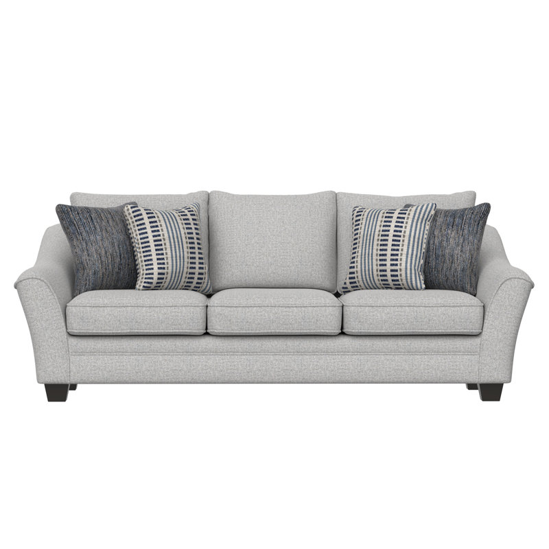Alsancak 84" W Sofa with Pillows