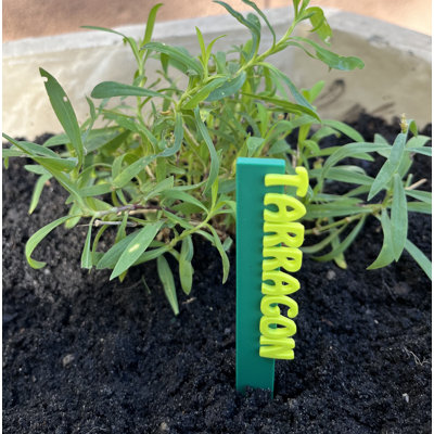 Herb Seed & Plant Markers - Indoor/outdoor Herb Garden Stakes - Elegant Herb Plant/seed Labels - Durable Plant Tags For Pots - Classy Design For Farmhouse/greenhouse – Individual Sticks - Tarragon