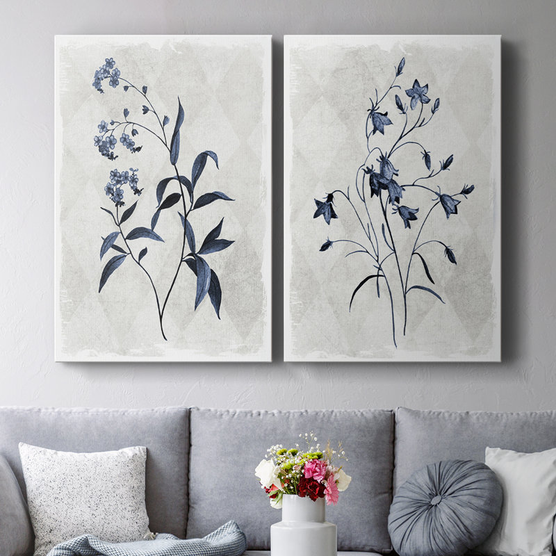 Toile tendue Harlequin Botanical I-Premium Gallery - prête à être accrochée, H 27 po x l 36 po