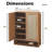 Rattan Shoe Cabinet with Doors-366274888