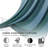 Ombre Room Darkening Curtains for Living Room 40"W x 84"L Machine Washable Panel Pair-168375481-220899459