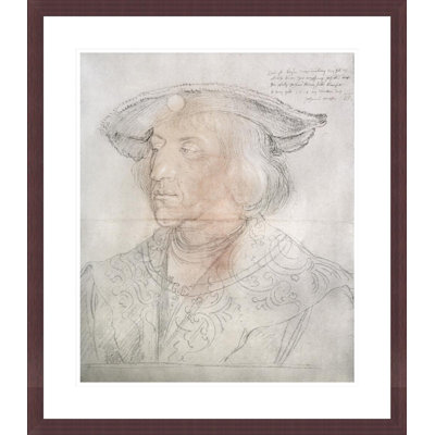 Maximilian I Emperor of Germany (1459-1519) by Albrecht Dürer -Framed Giclee Print