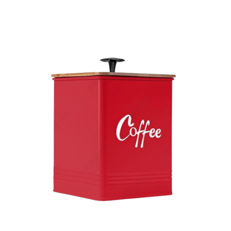 Pot à café hermétique 40 oz. Avec valve CO² rouge