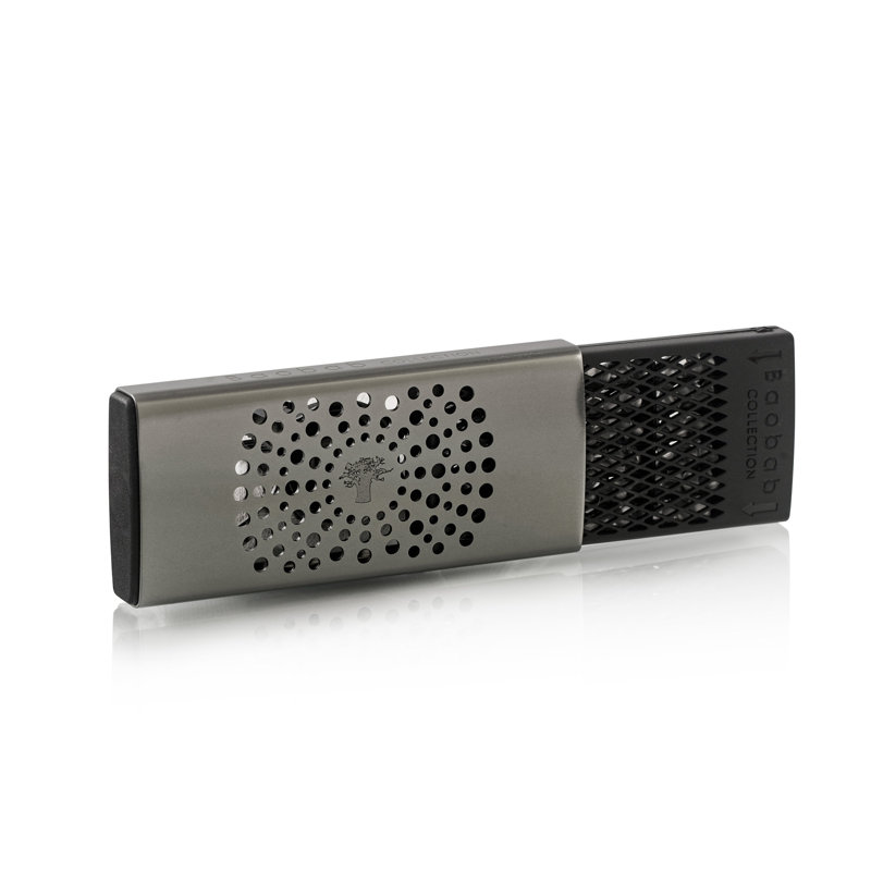 Car Diffuser, Amber/Nutmeg/Vetiver, Silver