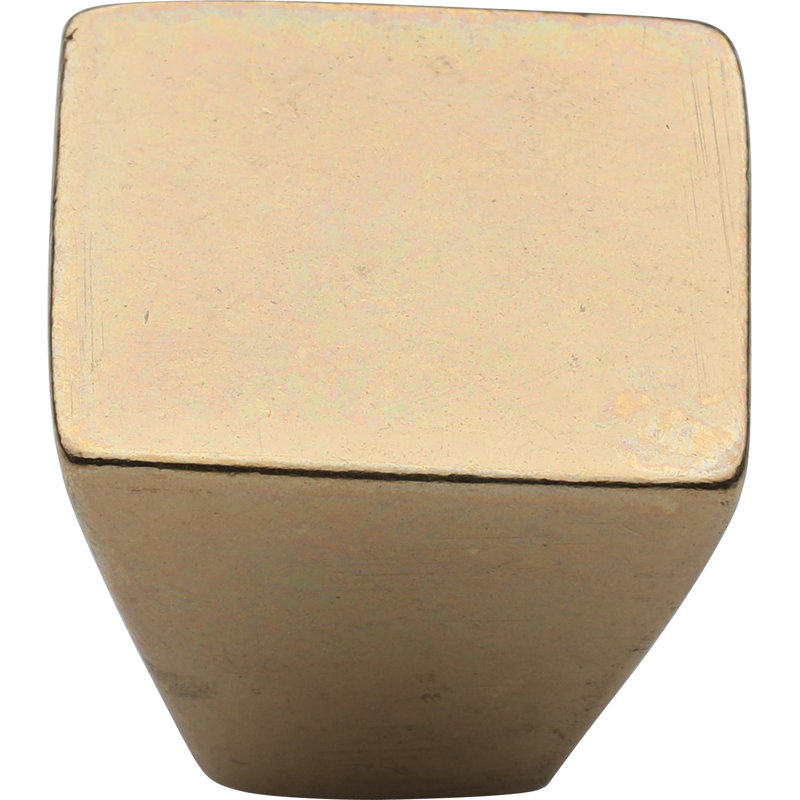 Poignée carrée conique, 1.25, Bronze naturel