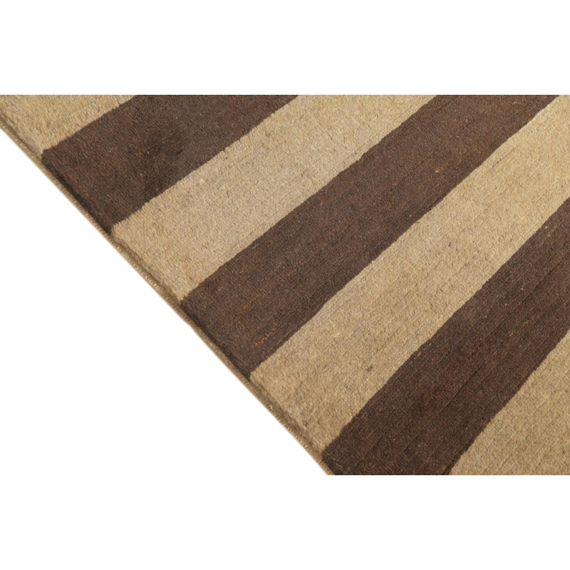 Tapis brun clair et brun Naber