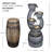 Weather Resistant Floor Fountain with Light