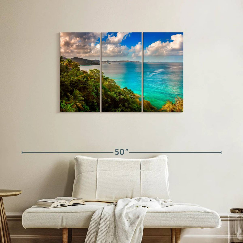 Gillard Grenada Island Bay, H 24 po x l 38 po