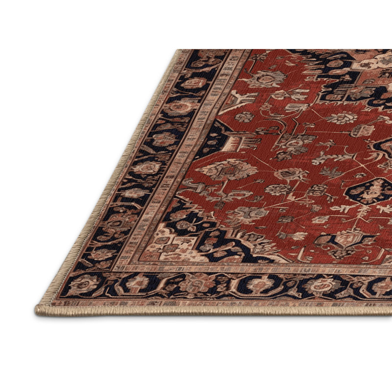Tapis brun lavable à la machine, Rectangle 2 pi x 3 pi