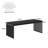 Carren 78.74" W Industrial Manufactured Wood 2-Person Computer Desk-553564480