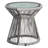 3Pc Chat For Patio - Gray Pe & Iron Outdoor Seating With Waterproof Fabric, 29.06" D X 27.26" W 33.68" H, 41.31 Lb. Weight Chatting Garden + Furnishings 28.5 In 27.26 33.68 Lb
