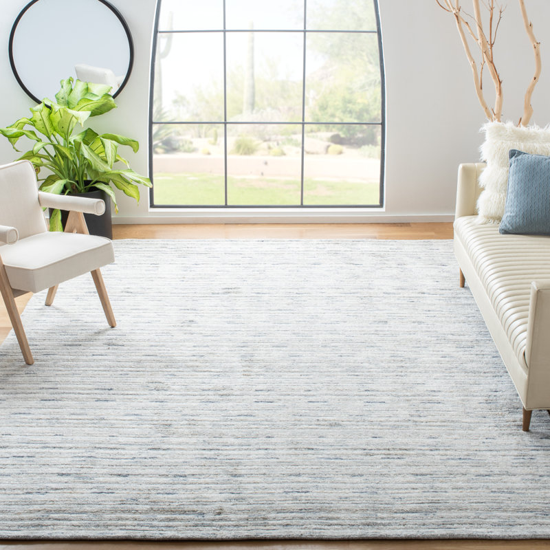Tapis en soie de bambou Kirbyville, Rectangle 9 pi x 12 pi