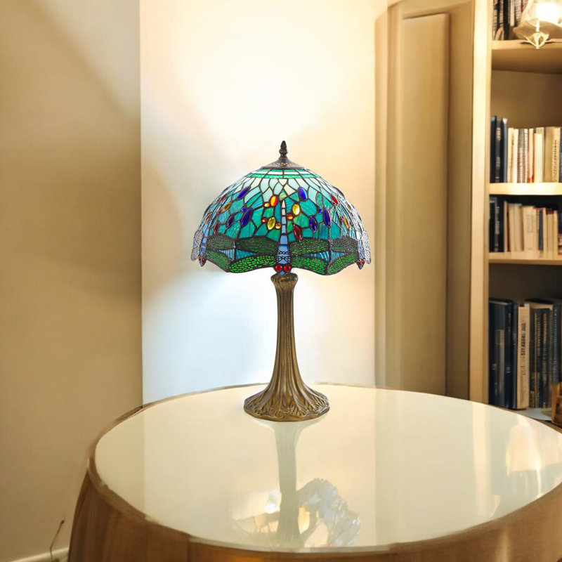 Javonte Resin Table Lamp, 50cm H x 30cm W x 30cm D