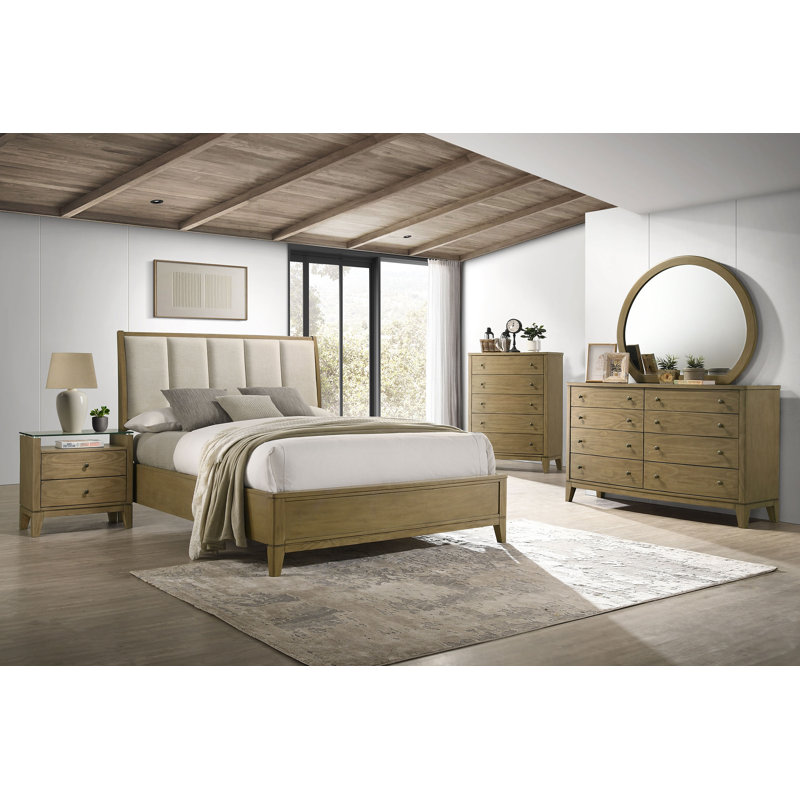 Ensemble de chambre à coucher 5 pièces Jacaree, Très grand