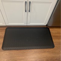 Rebrilliant Bouck Comfort Kitchen Mat, Black