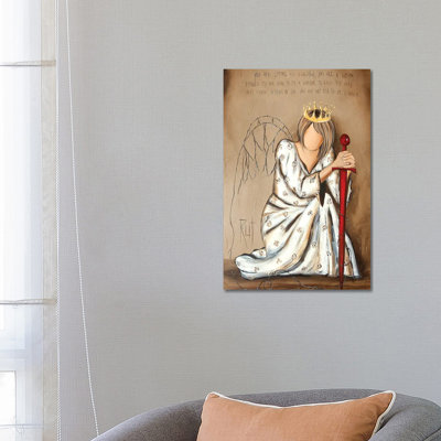 You Are Strong And Beautiful by Ruth's Angels - Wrapped Canvas Painting