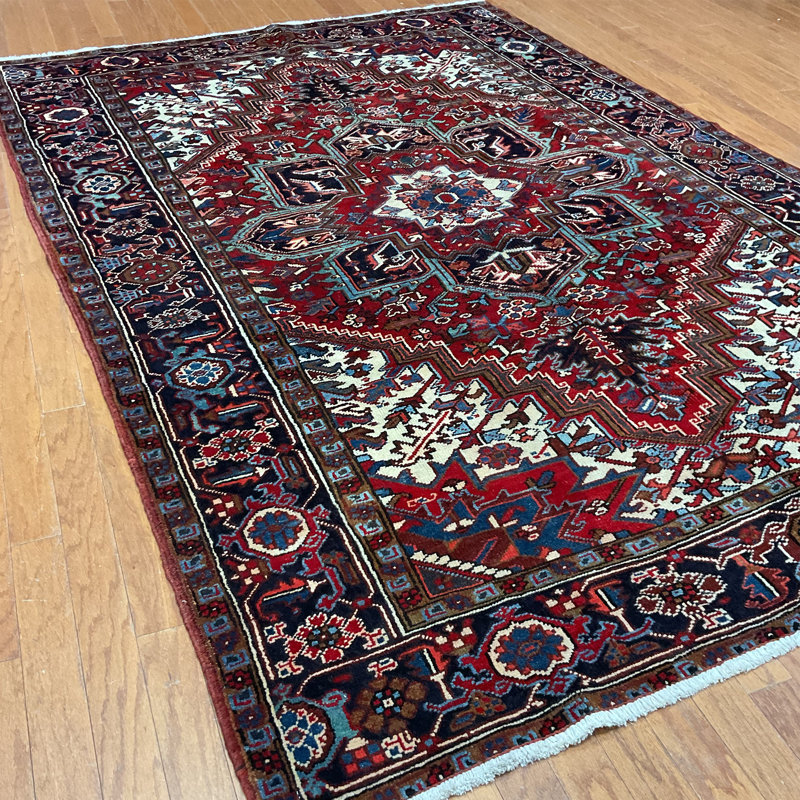 HERAT ORIENTAL Handmade Heriz Wool Rug