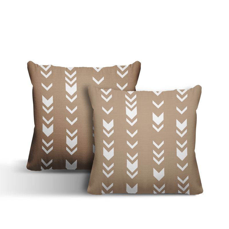  Coussin intérieur / extérieur, Beige, L 15 po x H 15 po