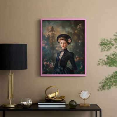 Reproduction encadrée WOMEN Series CCXIX - bois massif