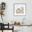 «Fresh Hot Coffee», reproduction sous verre encadrée, design par Kim Allen-39857273-39857253