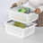 Sterilite Small Stacking Basket, Stack Storage Bins, Organize Closets, Pantry, Bathroom or Classroom