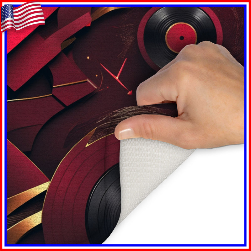 Tapis de bain en vinyle, 34in W x 21in L