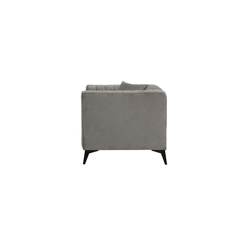 Upholstered Armchair, Light Grey
