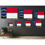 North Carolina State Flag USA Flags - Photographie sur toile tendue-87565965
