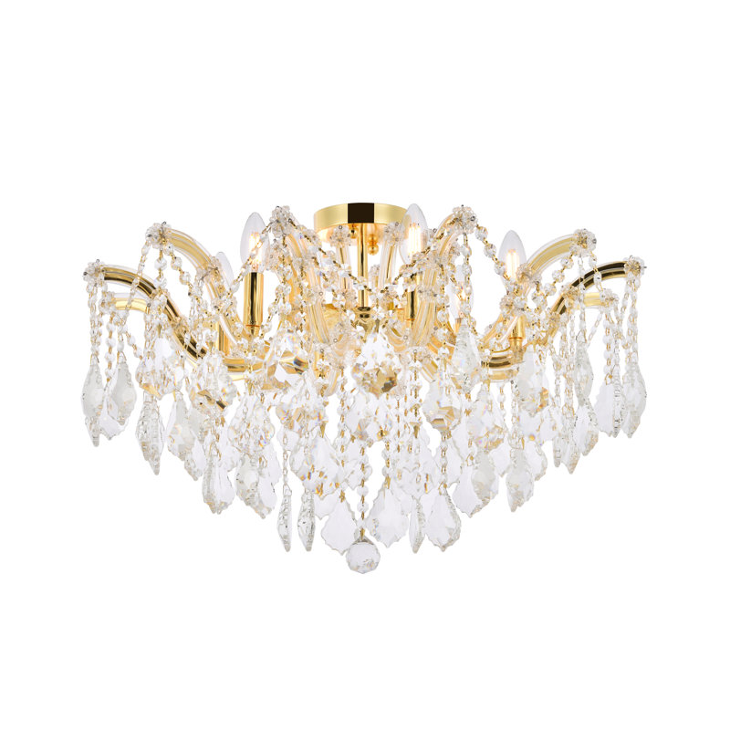 Stockard Flush Mount, Gold, Royal Cut