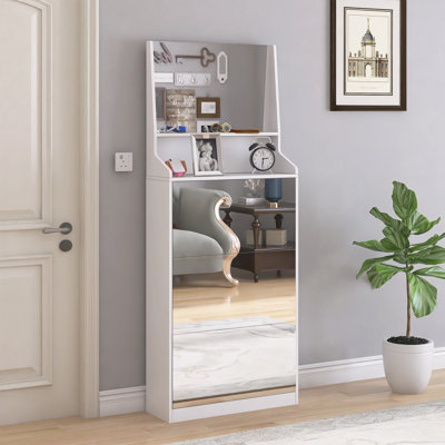 18 Pair Flip Down Shoe Storage