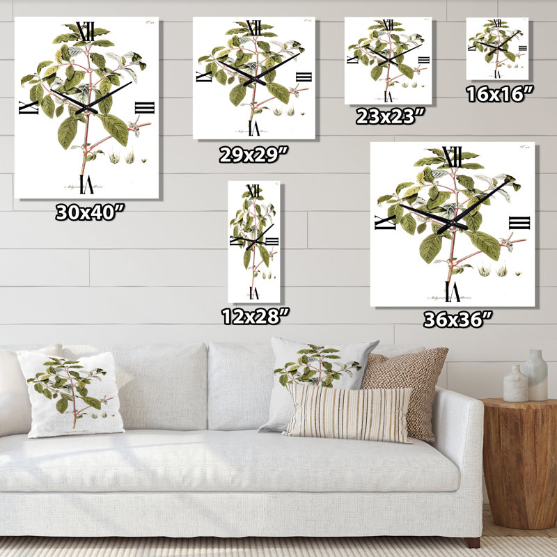 Horloge murale American Flora IV, Petit