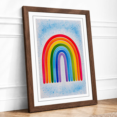 Spectral Symmetry Geometric - Framed Print