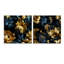 Wolverten - Ensemble de 2 peintures murales abstraites en acrylique-103925462