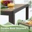 Table de salle à manger en métal